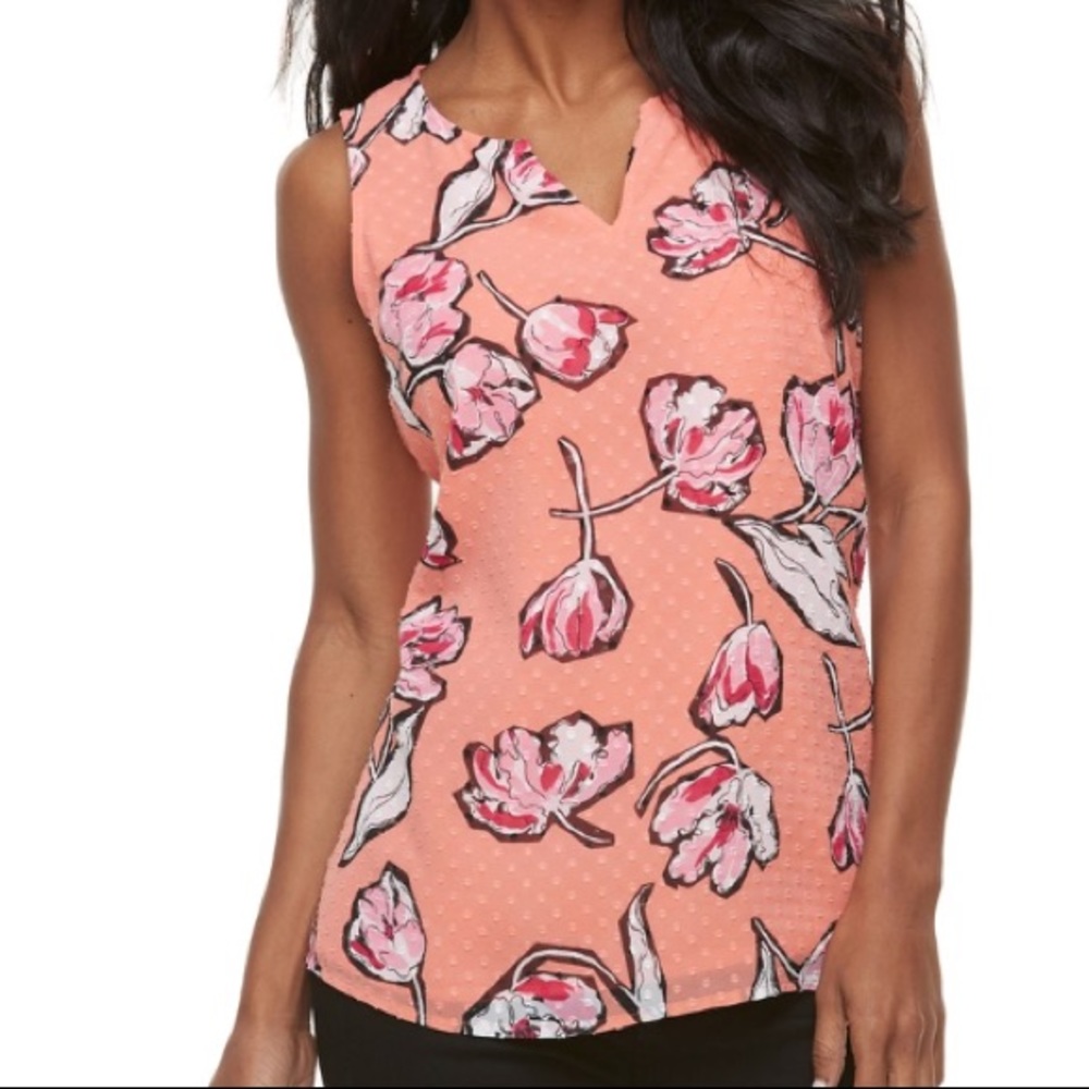 Apt. 9 NWT layered chiffon Tank